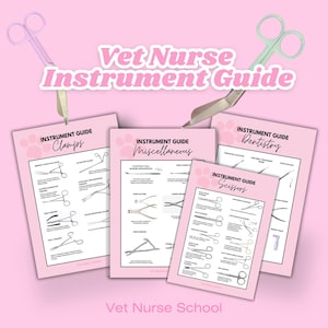 Veterinary Surgical Kit Inhalt Handbuch Nurse Nursing Instruments