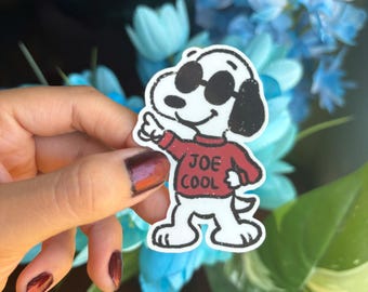 Joe Cool Snoopy Sticker