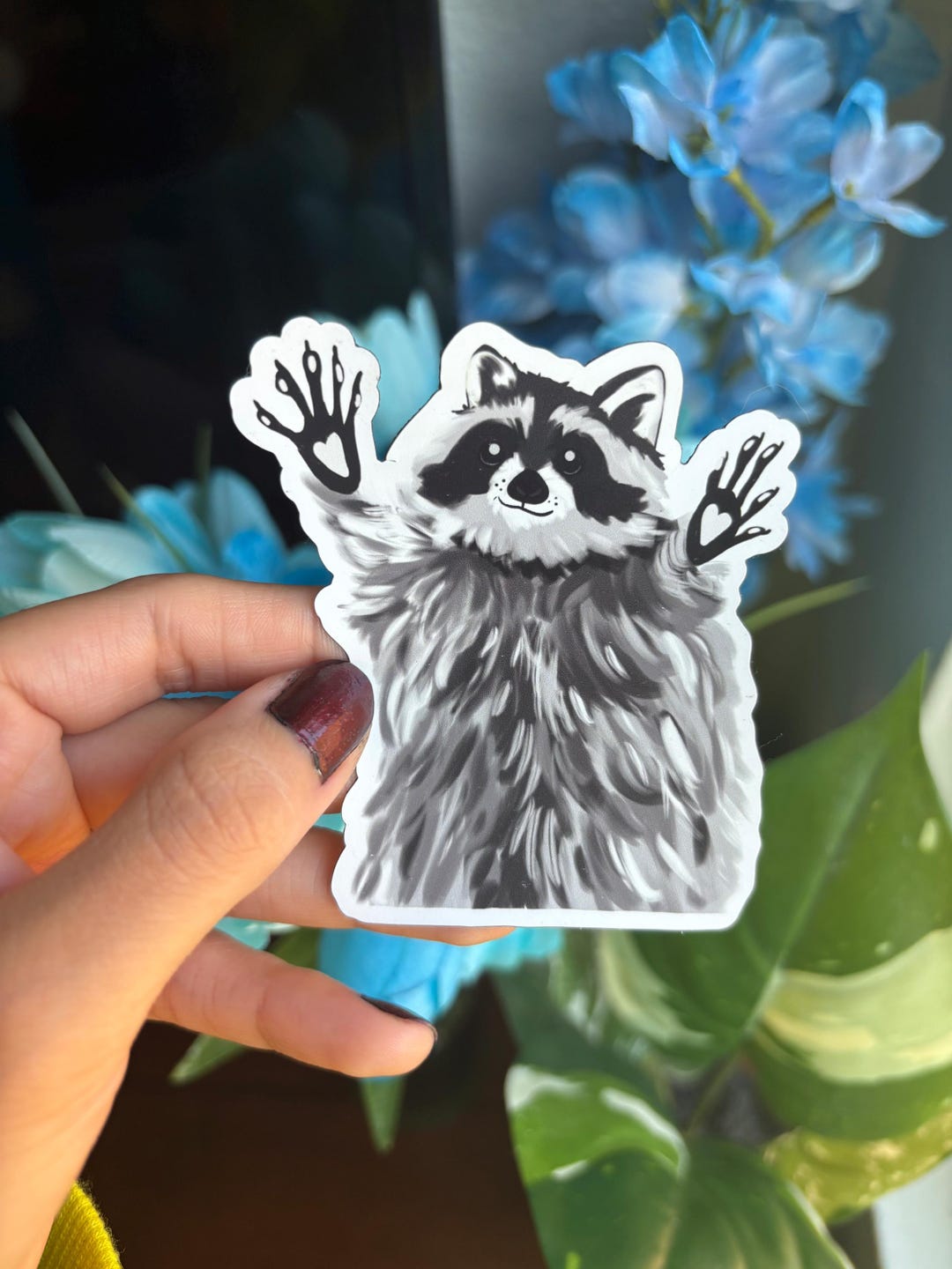 Raccoon Magnet - Etsy