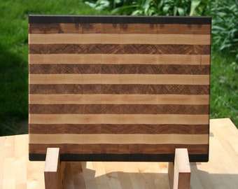 End Grain Cutting Board, Maple Wood,Elm Wood, Walnut Wood,Locally Sourced Hardwoods