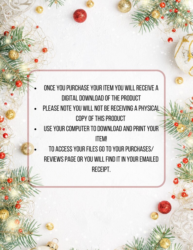 Jingle Mingle Bingo Printable PDF Digital Download - Etsy