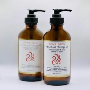 All Natural Body Oil - Infused with Essential Oils