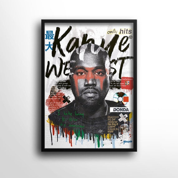 Kanye West Rapper Poster