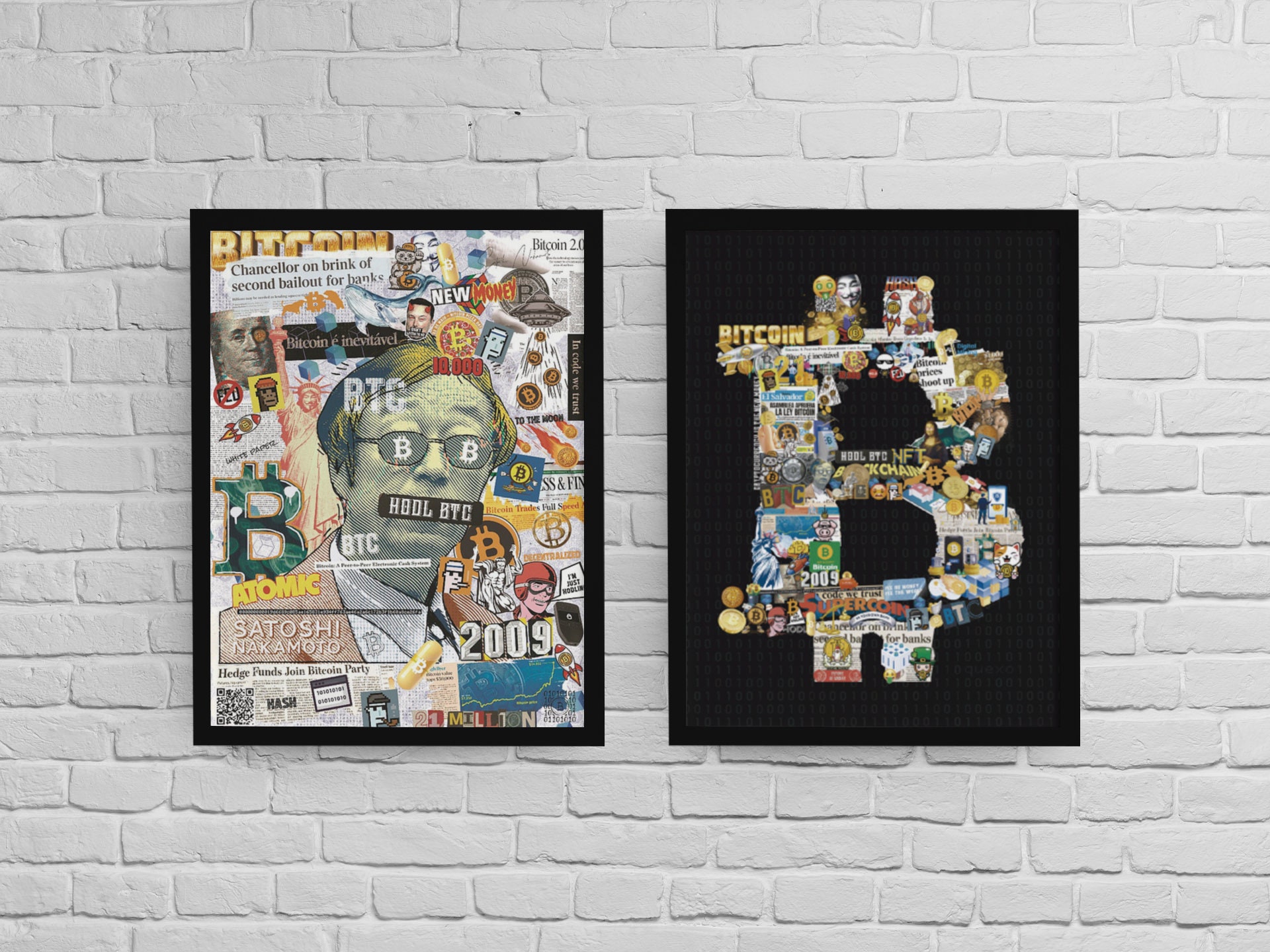 Bitcoin Poster, Crypto Wall Art, Gift for Boyfriend, Bitcoin Print, Mens  Gift, Pop Art, Contemporary Wall Decor, Home Office - Etsy