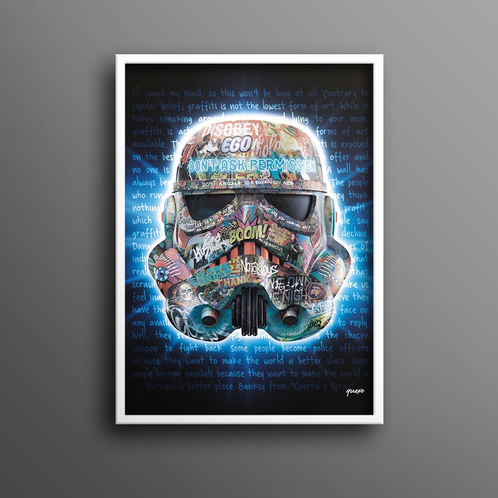 Stormtrooper Star Wars Print Poster Movie Wall Art Perfect - Etsy
