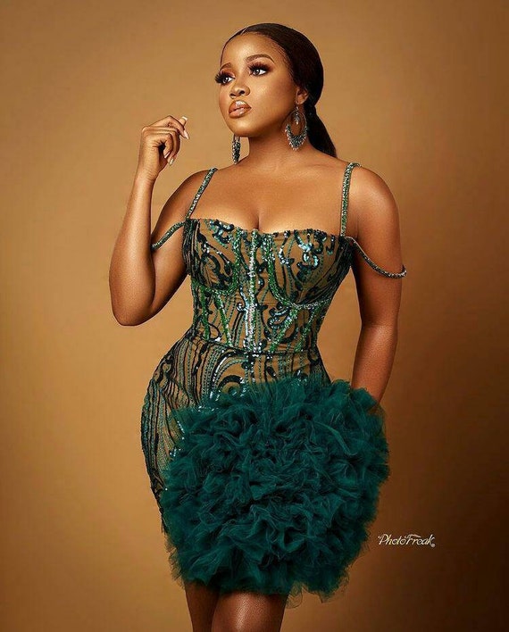 Short Party Dressparty Dresses for Women African Women's - Etsy Singapore