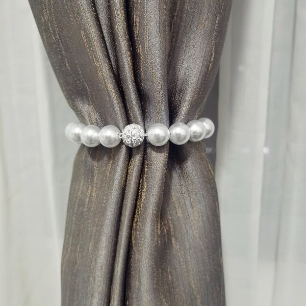 Pearl Curtain Tie Backs Etsy