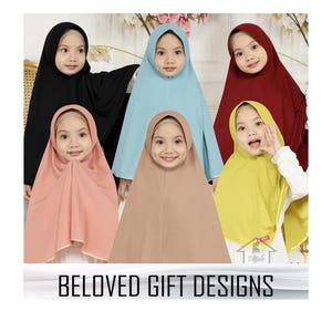 Buy one get one free Children hijab | Kids Instant pashmina (Age 3 to 10 years old) / children hijab, instant pashmina for kids