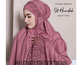 Khadijah Mukena: Jumbo Micro Cotton Islamic Prayer Dress with Free Bag