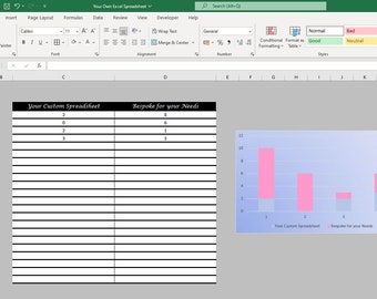 Your Own Excel Spreadsheet