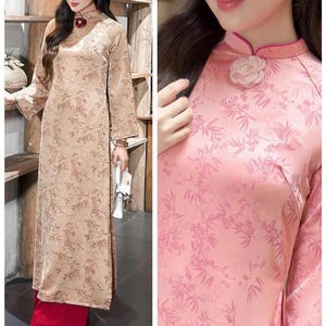 Áo dài Tết NHÃ TRÚC-  Nha Truc Ao Dai, Ao Dai For Women, Vietnamese Dress For Women