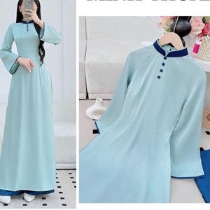 Áo dài lụa vân gỗ Wood grain silk ao dai, Ao Dai For Girls , Ao Dai Dress For Women