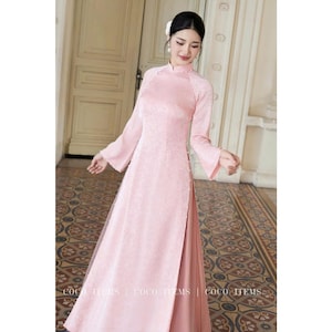 Ao dai with modern style-Áo dài cách tân dáng suông- Ao Dai