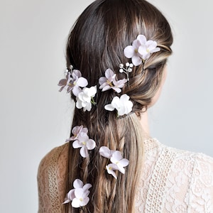 Épingles à cheveux à fleurs, Mariée de coiffure de mariage, Accessoires de cheveux de mariée, Épingles à cheveux de mariage, Épingle à cheveux Vine Bridal, Accessoires de fille de fleur image 1