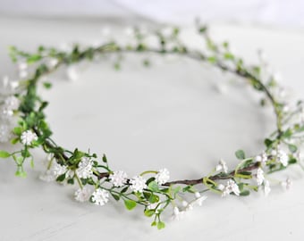 Flower Girl Crown, Wedding Flower Crown, Bride Flower Crwon, Flower Girl Flower Crown, Boho Flower Crown, Flower Girl Headpiece, Wreath