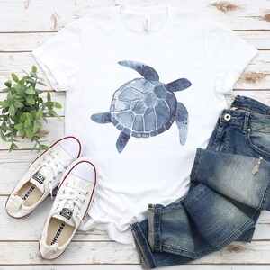 Turtle T-Shirt: Ocean Beach Summer Unisex Tee