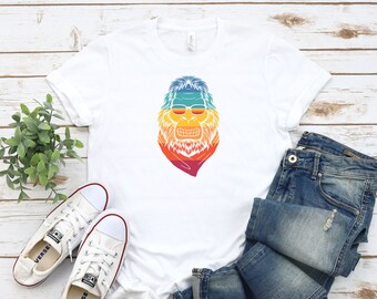 Vibrant Sasquatch T-Shirt: Unisex Big Foot Tee