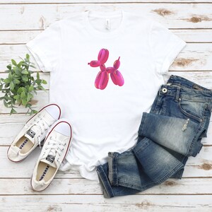 Circus Balloon Dog T-Shirt: Quirky Unisex Tee
