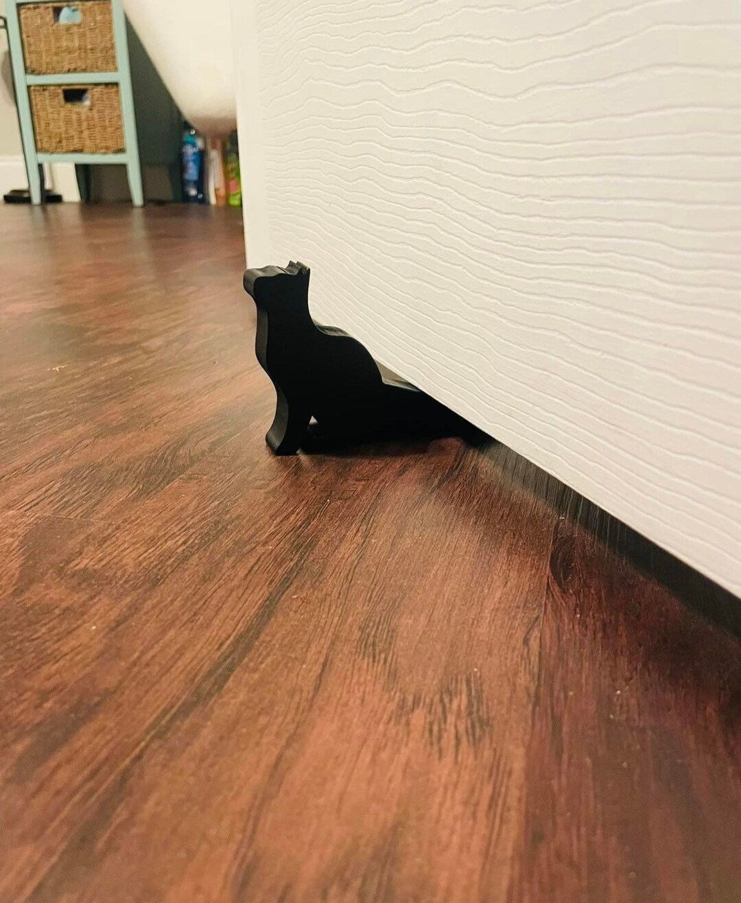Cat Door Stop Door Stop Cat Wooden Cat Door Stop Etsy