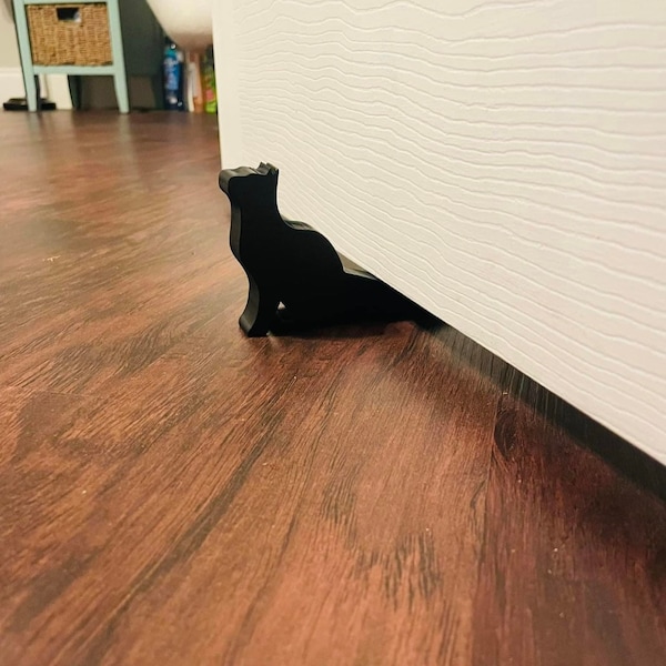 Cat Door Stop Etsy Australia