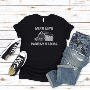 Long Live Family Farms T-Shirt: Unisex Farmer Tee