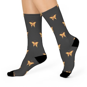 Butterfly socks, cute butterfly socks