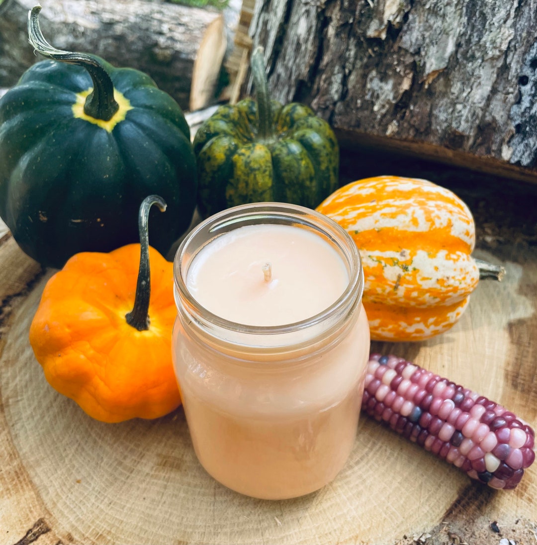 Fall Scented Soy Candles, Pumpkin Spice Soy Candle, Pumpkin Candle