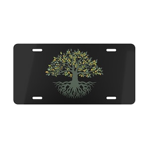 Tree of life vanity plate, tree of life, tree of life license plate, license plate tree, nature vanity plate, nature scene license plate
