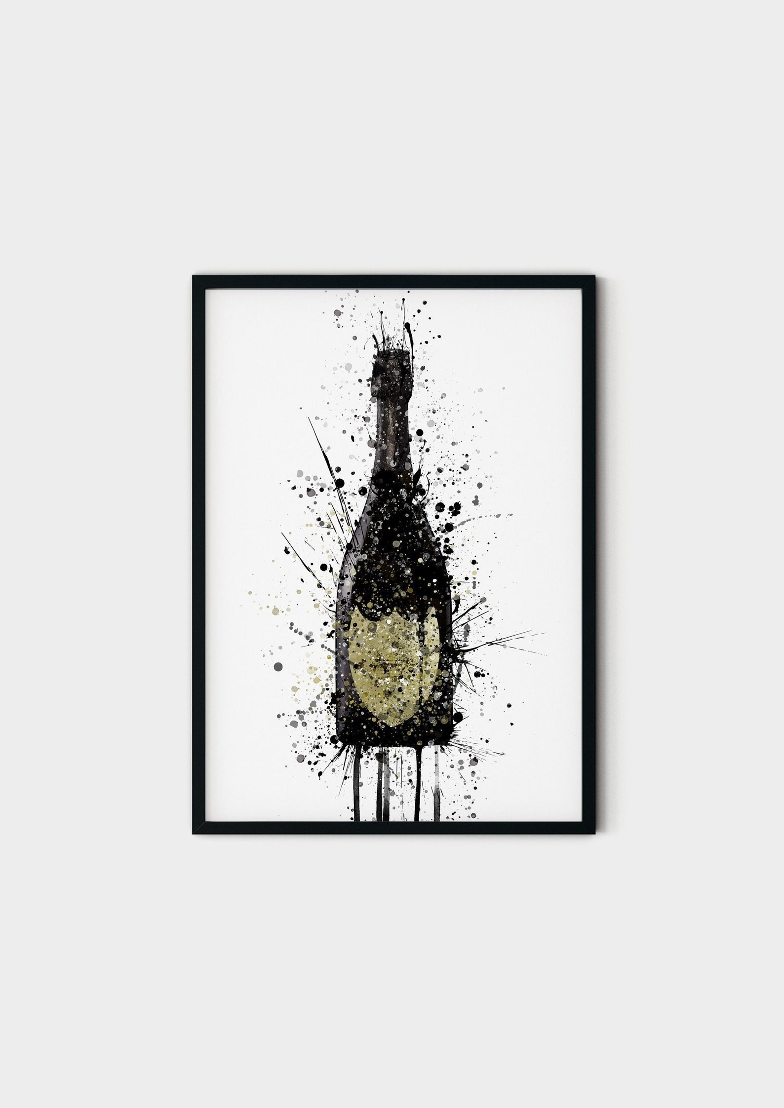 DP LV Splatter Champagne Art Print