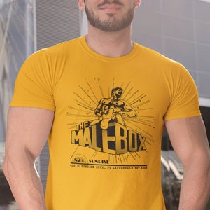 Malebox Gay Leather Club Shirt, Vintage Queer Pride Graphic Tee, LQBTQ Clothing, Gift for Daddy