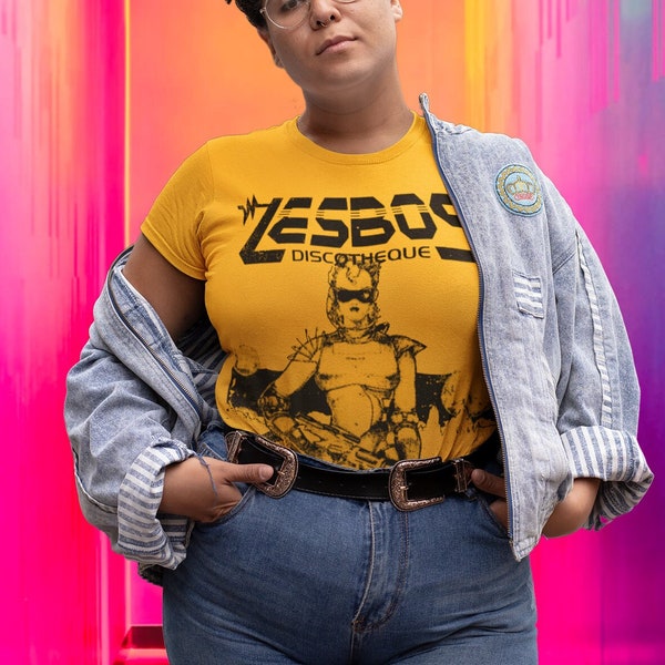 Lesbos Disco Shirt, Vintage Lesbian Shirt, Sapphic Tee, Butch Femme, Dyke Power, LGBTQ Liberation, Pride Clothing, Lesbian Girlfriend Gift