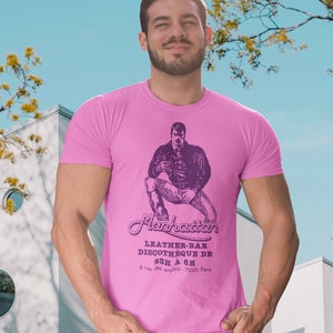Gay Bar Vintage Shirt, Gay Club Manhattan Paris, Leather Daddy Bar Tee, Retro Queer Pride Shirt, Men&#39;s classic tee