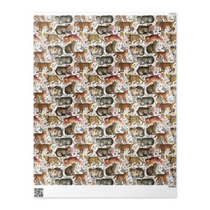 Medieval Cats Ugly Wrapping paper roll