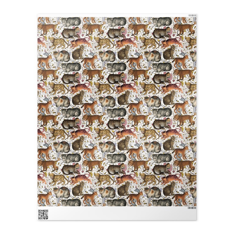 Medieval Cats Ugly Wrapping paper roll
