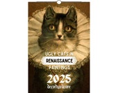 2025 Medieval Butts Calendar With Hook, Strange Funny Creepy