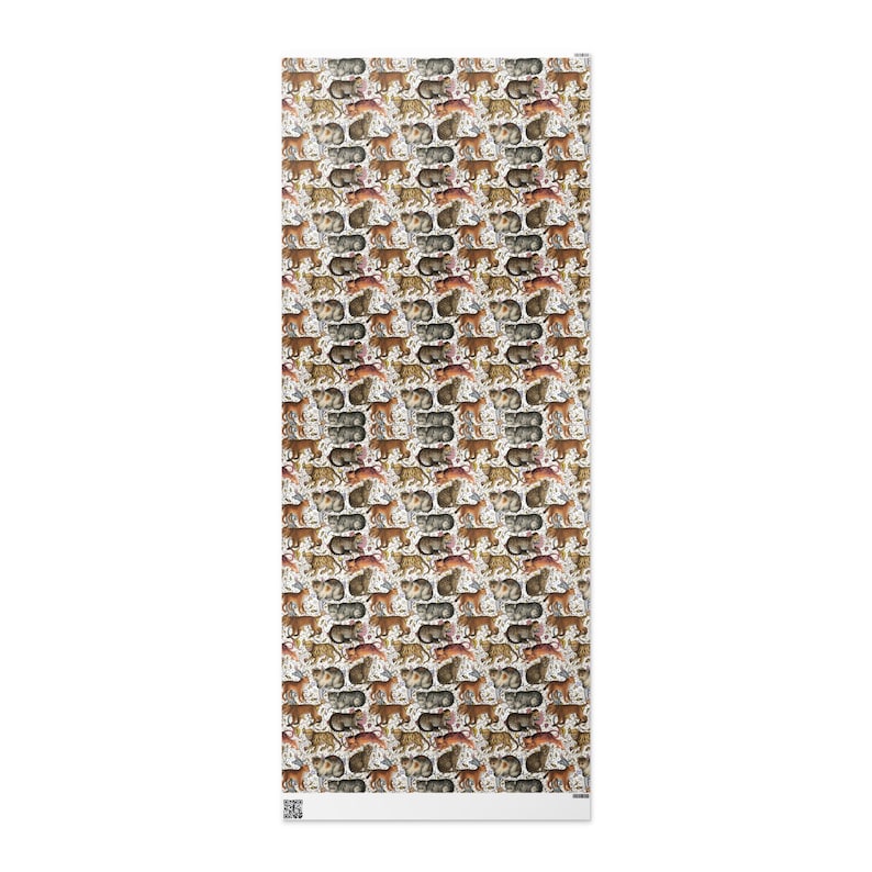 Medieval Cats Ugly Wrapping paper roll