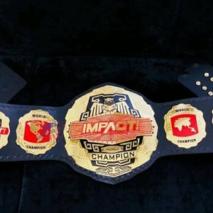 WORLD IMPACT Heavyweight wrestling championship   title belt