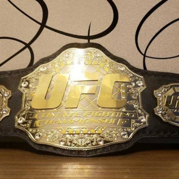 UFC WORLD HEAVYWEIGHT wrestling championship title belt