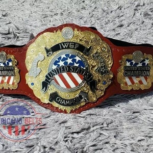 IWGP  WORLD HEAVYWEIGHT wrestling championship title belt