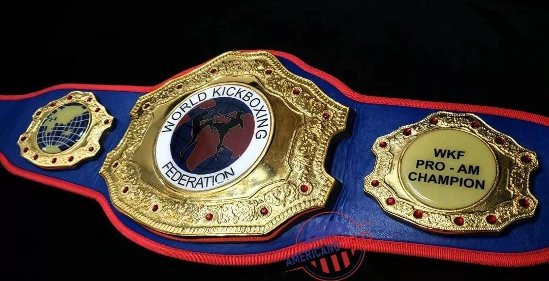 WKB KICK BOXING Championship Title Belt Etsy