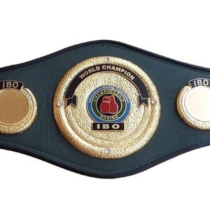 IBO INTERNATIONAL WORLD organisation bodies championship title belt