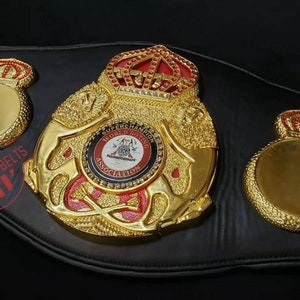 WORLD BOXING FEDERATION super championship title belt