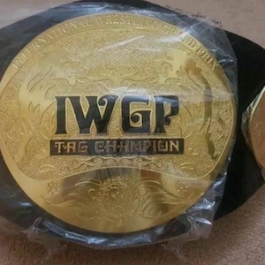 IWGP Tag Team world heavyweight championship wrestling Title Belt
