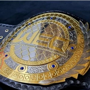 WEC WORLD EXTREME cage fighting championship title belt