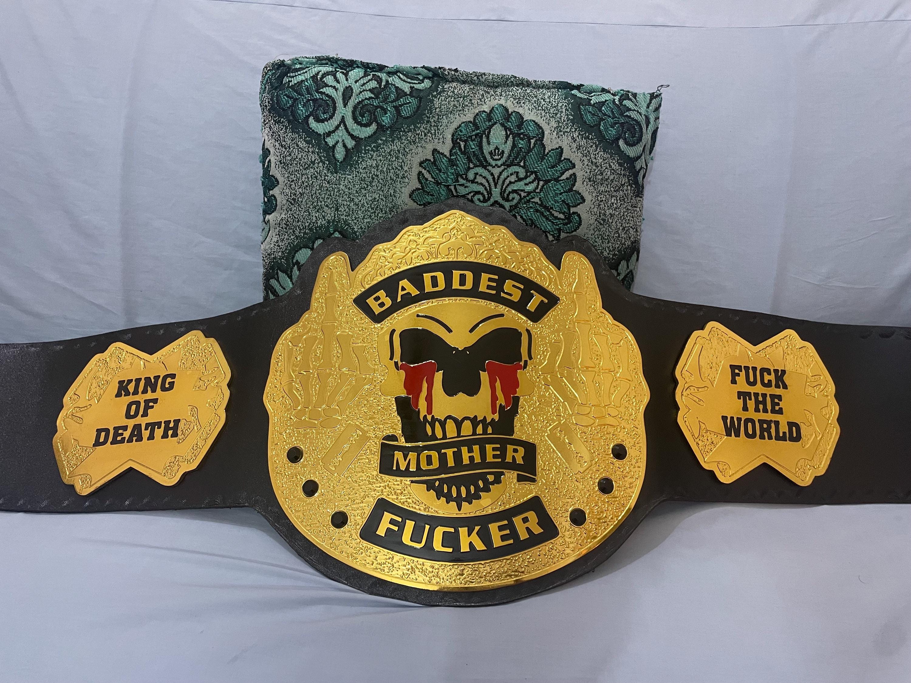 Cinturón de campeonato personalizado del rey de la muerte de la Madre Más Mala de BMF