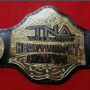 NEW TNA WORLD Heavyweight Wrestling Championship title belts
