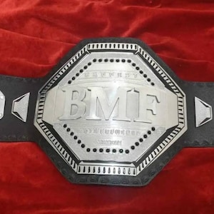 BMF WORLD HEAVYWEIGHT wrestling championship title belt