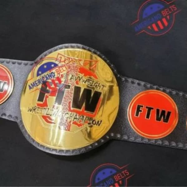 FTW WORLD HEAVYWEIGHT wrestling championship title belt