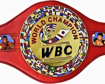 WBC WORLD HEAVYWEIGHT Boxing Championship Title Belt