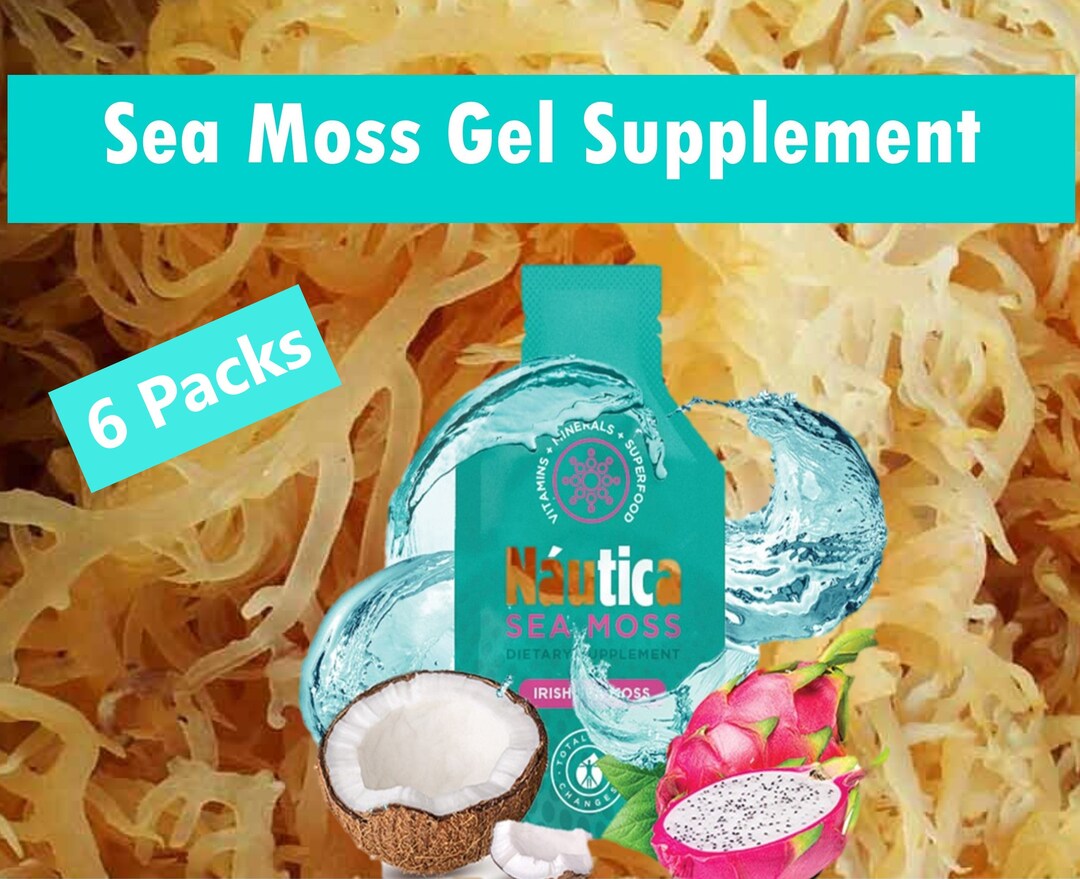 NAUTICA SEA MOSS Irish Seamoss 6 Individual Gel Pouches Etsy